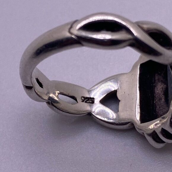 Brighton 925 Sterling Silver Rectangular Dome Ring - Picture 5 of 6